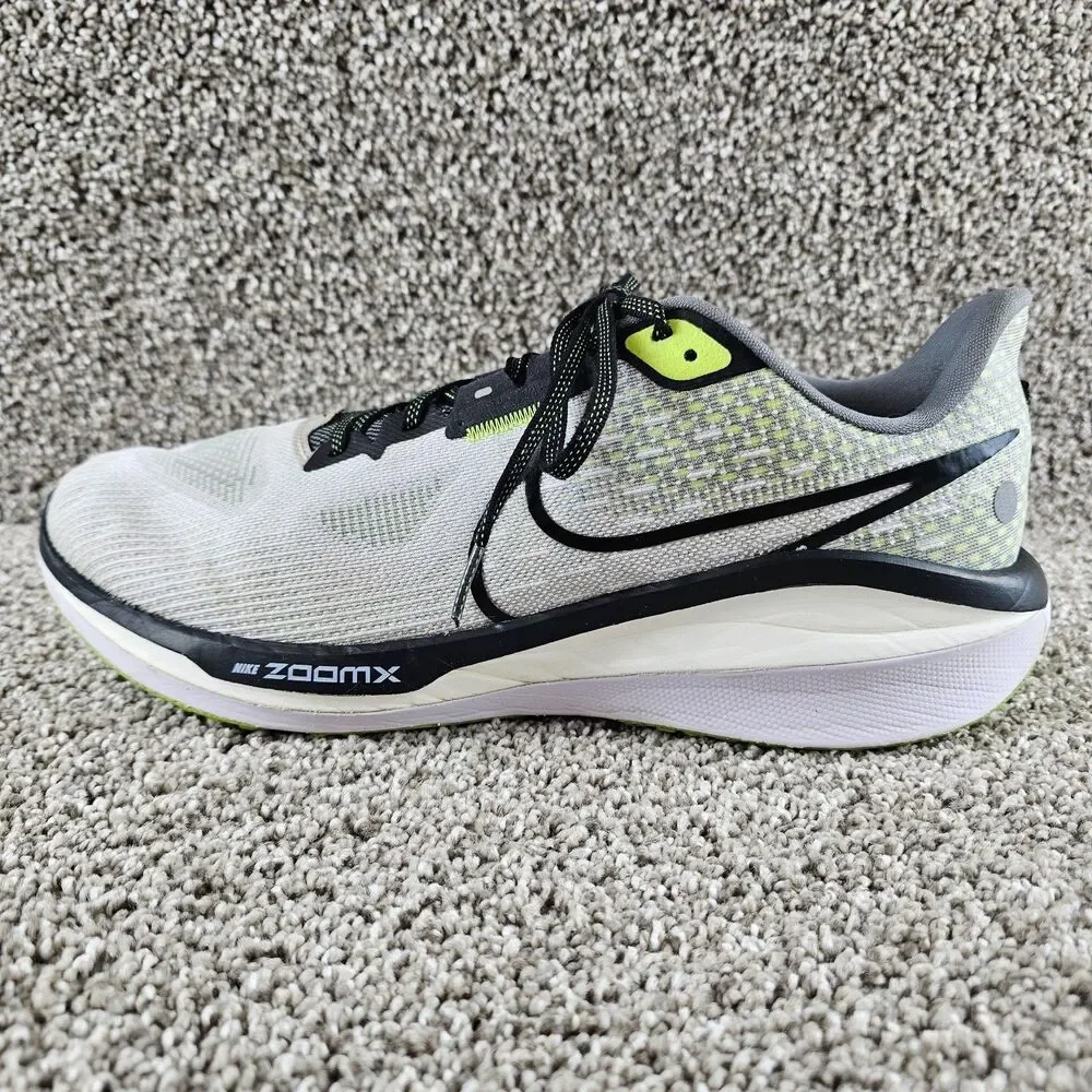 Mens 12 Nike Shoes Vomero 17 ZoomX White Volt Running Walking Sneaker FB1309-002
